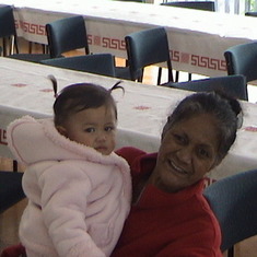 Danisha with Mum Tuhirangi Marae