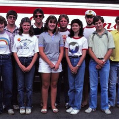 1982 NJCL Convention, Norman, OK - Celina - far left