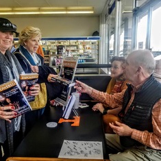 Historic Long Drug Store's book signing with co-authors Celina Summers and UT historian Tom Mattingly. 2018
