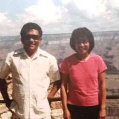 With Mom at the Grand Canyon