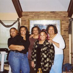 Ceretta and her nieces Tracy, Yolanda and others.