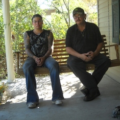 My Chad with his brother Joe, his last fall with us
