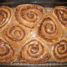 your Mom's homemade cinnamon rolls you loved