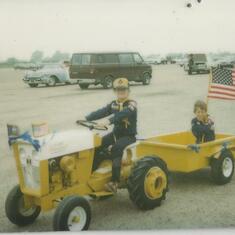 Chaddy & his tractor