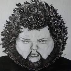 One of his dearest friends drew this of him!
