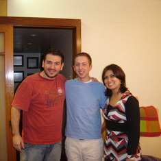 Chad in Brazil with Gustavo and Lisandra.  They really loved Chad.