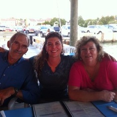 Ed, Chadrenne and Marjorie at Pier Street, Oxford MD