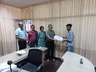 Er Chandramohan    handing over the Scholarship to Mr. Mohammed Anjoom M (B201074ME).  