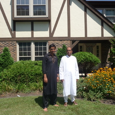 The Lahori Paanipoori waalas :-) @ Mehtas' residence, Chicago