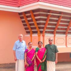 Samandhi's visit a temple in Gods own country