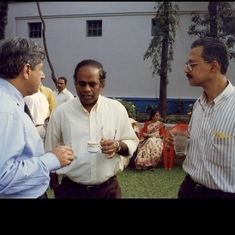 Dr JC with MD Kavas Bharucha & self