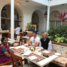 Breakfast at the ITC Windsor in Bangalore