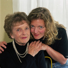 1999 Mom and Wendi; Seattle. Mom helped me with a photo essay project.