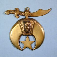 bronze emblem