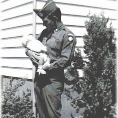 "Uncle Charles" 1952..Holding Baby Kim
