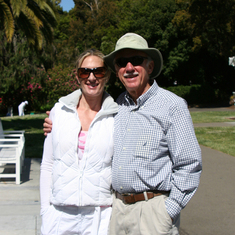 Dad and I at the Conservancy of Flowers 2008 or 2009