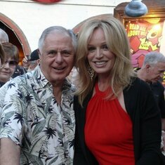 With Susan Anton, at the Palm Springs Follies