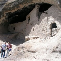 Gila Cliff Dwelling with Macey Zarit, New Mexico (Bob not in photo)