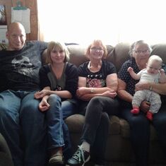 5 Generations Chuck, Carissa, me, mom, & Adee.