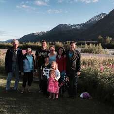 With Family at Seward, Alaska