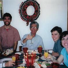 Family brunch during Christmas week 2004