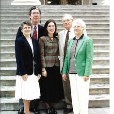 After Kristin's Phi Beta Kappa ceremony at Pomona College 1995