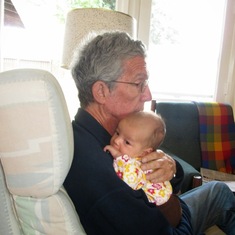 Pop with baby Lucia.