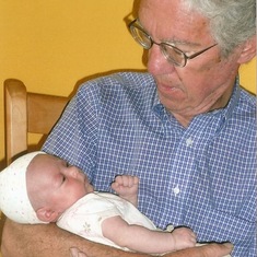 Pop with baby Kaia 2009