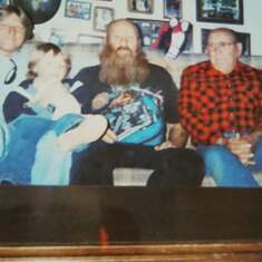 Chuck Dillon my dad and my grandfather Haskell four generations