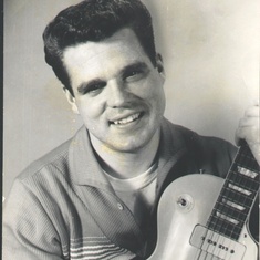 Chauck when he played in a band