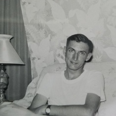 Charles, last night at home, Sep 4, 1954