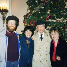 Charlie and I with Jeanne and John, probably 1995-96, in San Francisco to see a play