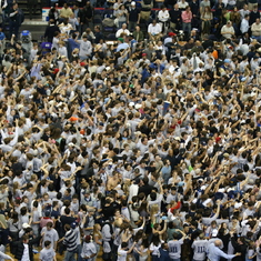 Where's Chuck? Look for the headset, top right, Duke vs Georgetown in 2006