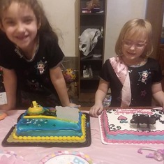 The twins remember Who  got their cakes