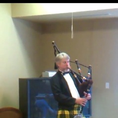 Gordon MacLeod, giving a concert for Dad!