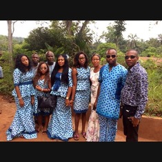 Ogo's sisters & Brothers at his burial...
