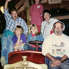 1993, Rand Night at Disney Land.  All the granddaughters.  Ashely, Stephanie, and Madeline.