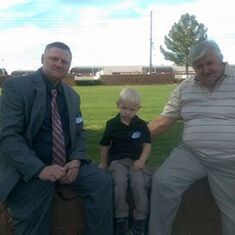 Doug, Charlie, & Charlie.  Little Charlie was named after his Great-Uncle Charlie.