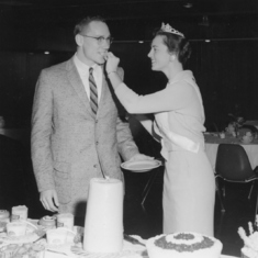 With Mary Sue in 1959