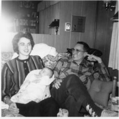 With Mary Sue & Kevin, November 1962