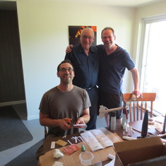 With Christopher and Craig, summer 2013