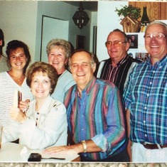 With Dave & Amy Wahls, Blanche & Walt Passalt, and Ila & Roger Wahls, August 2000