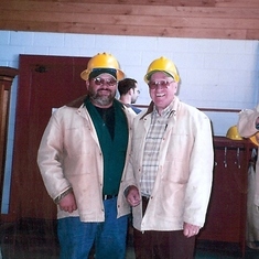 With Chuck Becker at Quincy Copper Mine, 2008