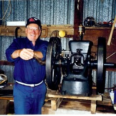 Dad's hit-and-miss engine, 1999