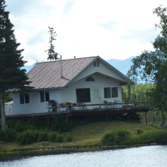 His cabin at Anna Lake
