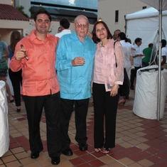 With Alexis Martin and Marta Fuertes at the History Miami Museum June 2012