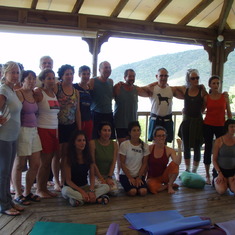 The 2009 Yoga retreat at Maho Bay when I asked Charlie to help me commit to starting guitar lessons 