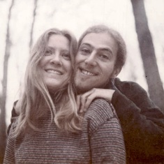 Wende & Charlie at Bendemeer on Lake Michigan, 1975, photo credit: Priscilla Mueller