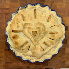10.24.2021 Charlie's #70 Birthday Apple Pie, made w/ Heifer Hill Vermont Orchard apples &  his CLASSIC recipe