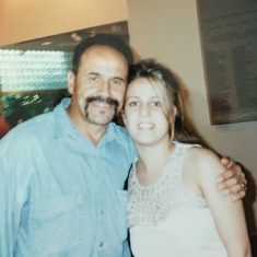 Charlie with Angie 1996